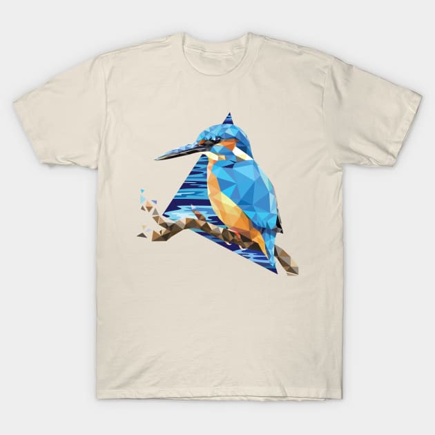 Kingfisher T-Shirt by kataszep